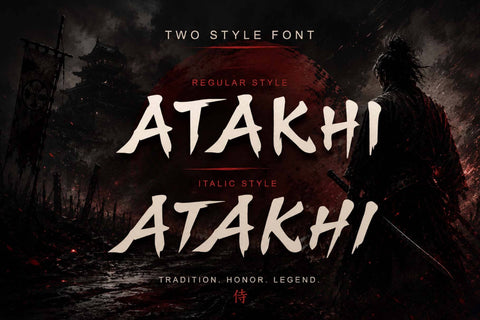 Takashi Japan Font Prasetya Letter 