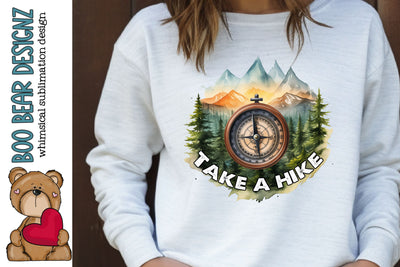 Take a Hike Clipart Sublimation Boo Bear Designz 