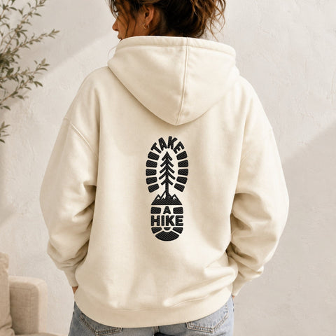 Take a Hike Hiking Boot Print Machine Embroidery Design Outdoor Adventure PES DST Stitch Pattern Files Embroidery/Applique DESIGNS PatternFeed8 