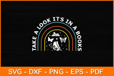 Take A Look It’s In A Book Svg File SVG artprintfile 