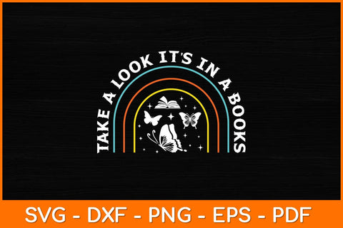 Take A Look It’s In A Book Svg File SVG artprintfile 