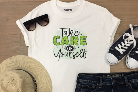 Take Care of Yourself, Mental Health Sublimation Sublimation CraftLabSVG 