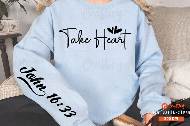 Take heart Sleeve SVG Design SVG Designangry 