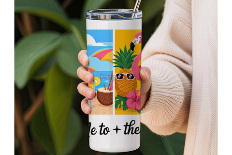Take Me to the Beach 20oz Tumbler Sublimation DesignSVG 