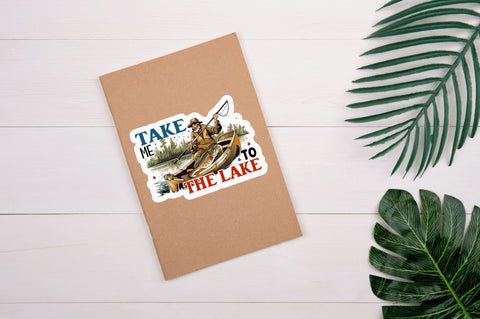 Take me to the lake Sticker Design Sublimation Regulrcrative 