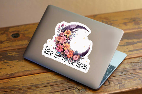 Take me to the moon Sticker Design Sublimation Regulrcrative 