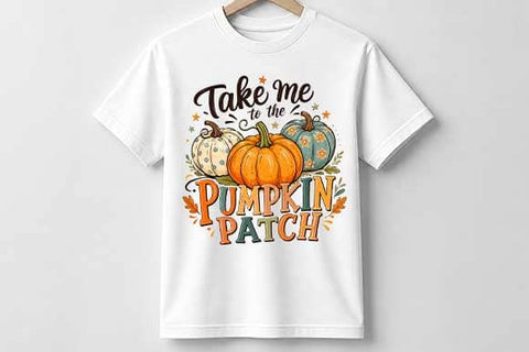 Take Me to the Pumpkin Patch PNG | Fall Sublimation PNG SVG BillahCrafts 