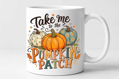 Take Me to the Pumpkin Patch PNG | Fall Sublimation PNG SVG BillahCrafts 