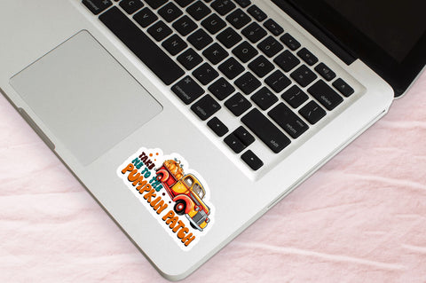 Take me to the pumpkin Stickers Design Sublimation Regulrcrative 