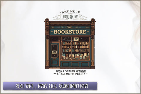Take me to the the bookmine est.1983 open daily books & postcard Sublimation Shetara Begum 