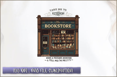 Take me to the the bookmine est.1983 open daily books & postcard Sublimation Shetara Begum 