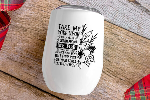 take my yoke upon you and learn SVG Angelina750 