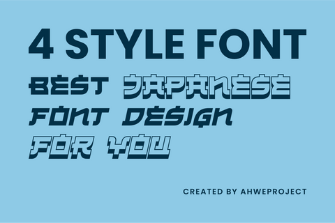 Takisumo Font ahweproject 