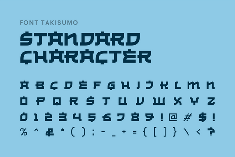 Takisumo Font ahweproject 
