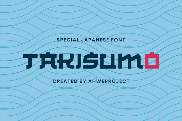 Takisumo Font ahweproject 