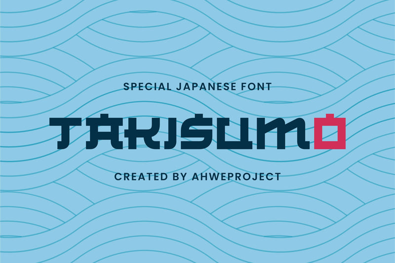 Takisumo Font ahweproject 