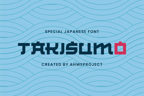 Takisumo Font ahweproject 