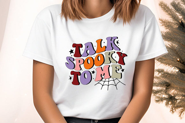 Talk spooky to me PNG Design Sublimation Designangry 