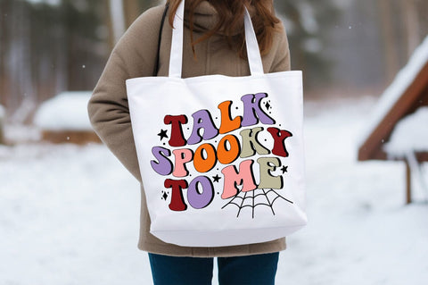 Talk spooky to me PNG Design Sublimation Designangry 