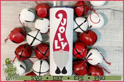 Tall Jolly Christmas Gnome SVG SVG Crunchy Pickle 