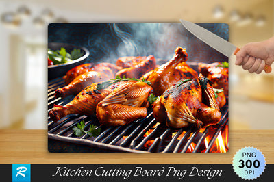 Tandoori Chicken Cutting Board Sublimation Regulrcrative 