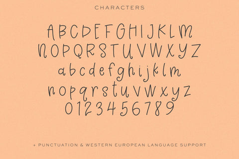 Tangerine Twist Sans Font Beck McCormick 
