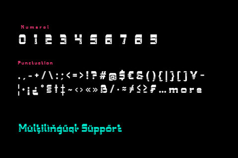 Tanire - Futuristic Tech Font Font twinletter 