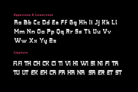 Tanire - Futuristic Tech Font Font twinletter 