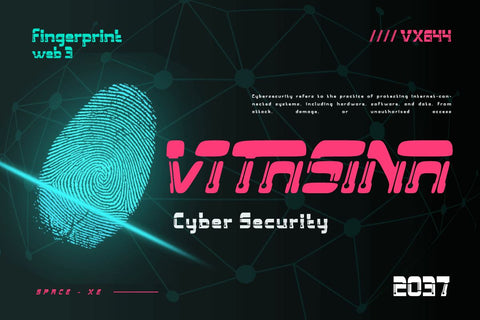 Tanire - Futuristic Tech Font Font twinletter 