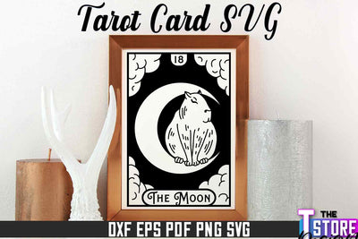 Tarot Card Laser Cut | Tarot Card Design | CNC File SVG The T Store Design 