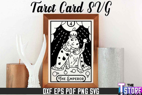 Tarot Card Laser Cut | Tarot Card Design | CNC File SVG The T Store Design 