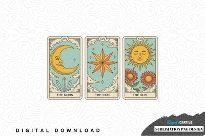Tarot card sublimation png design Sublimation Regulrcrative 