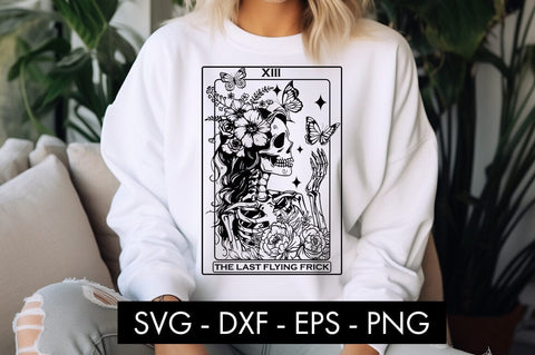 Tarot Card The Last Flying Frick SVG Cut File PNG SVG Freeling Design House 