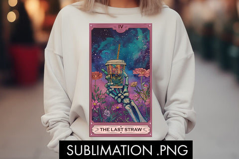 Tarot Card The Last Straw PNG Sublimation Sublimation Freeling Design House 