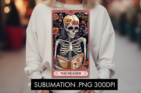 Tarot Card The Reader PNG Sublimation Sublimation Freeling Design House 