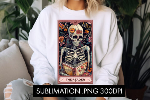 Tarot Card The Reader PNG Sublimation Sublimation Freeling Design House 