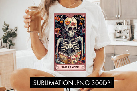 Tarot Card The Reader PNG Sublimation Sublimation Freeling Design House 