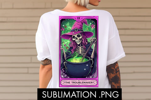 Tarot Card The Troublemaker PNG Sublimation Sublimation Freeling Design House 