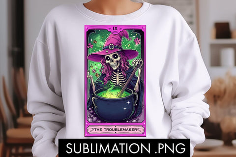 Tarot Card The Troublemaker PNG Sublimation Sublimation Freeling Design House 