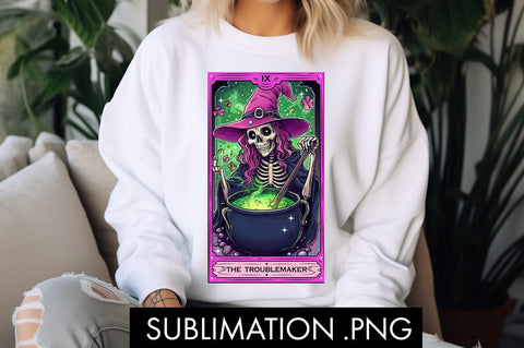 Tarot Card The Troublemaker PNG Sublimation Sublimation Freeling Design House 