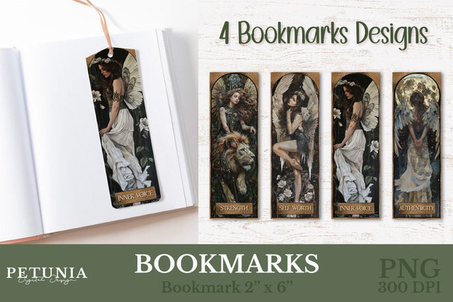 Tarot Cards Bookmark | Bookmarks PNG Sublimation Petunia Digital Design 
