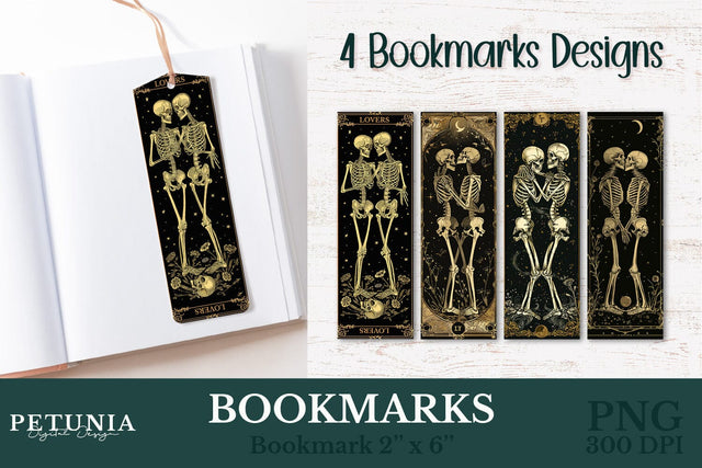 Tarot Cards Bookmark | Bookmarks PNG Sublimation Petunia Digital Design 