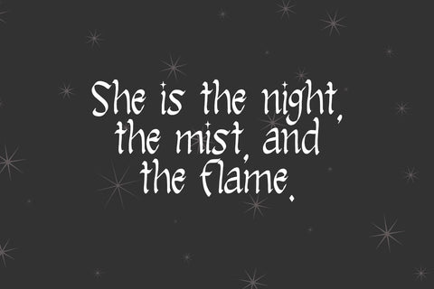 Tarot Noir - A Tarot Display Font Font Beck McCormick 