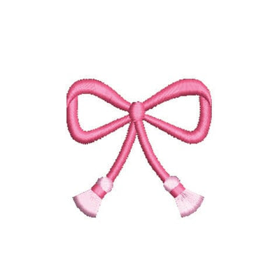 Tassel Fringe Mini Bow Embroidery Design Embroidery/Applique DESIGNS Creatively Embroidery 