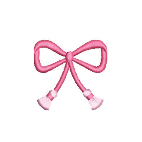 Tassel Fringe Mini Bow Embroidery Design Embroidery/Applique DESIGNS Creatively Embroidery 