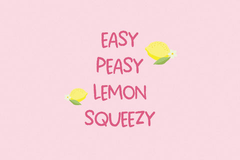 Tasty Lemonade Sans Font Beck McCormick 
