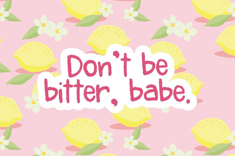 Tasty Lemonade Sans Font Beck McCormick 