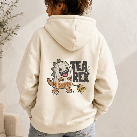 Tea Rex Embroidery Design – Funny T Rex Tea Bag Dinosaur Machine Embroidery File Embroidery/Applique DESIGNS PatternFeed8 