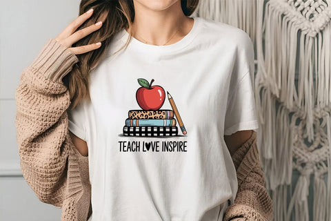 Teach love inspire SVG Angelina750 