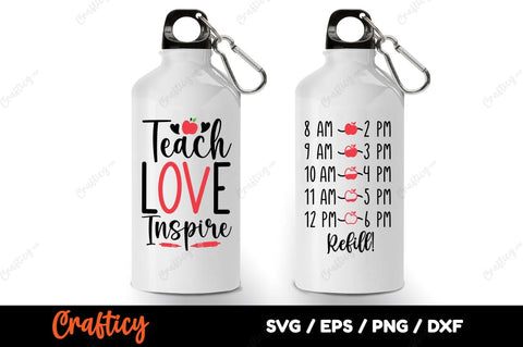 Teach love inspire SVG Design SVG Designangry 